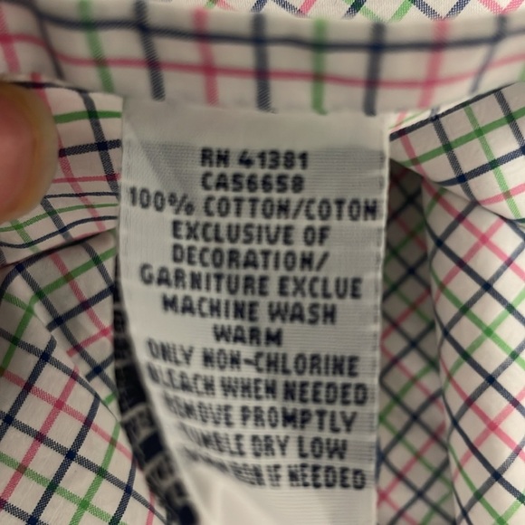 Ralph Lauren Mens Plaid Checks Gingham Button down Long Sleeve shirt Size XXL - Picture 6 of 6